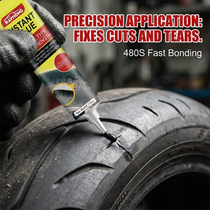 Instant Waterproof Repair Glue – Strong Rubber Adhesive for Tires, Soles & More