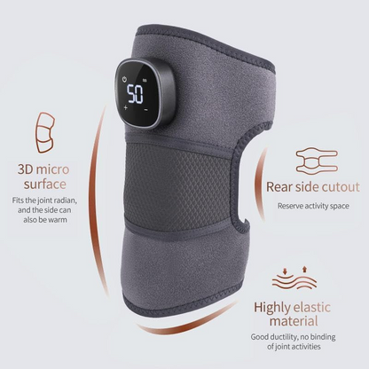 3-in-1 Electric Knee Massager – Portable Heated Acupoint Vibration Therapy Device