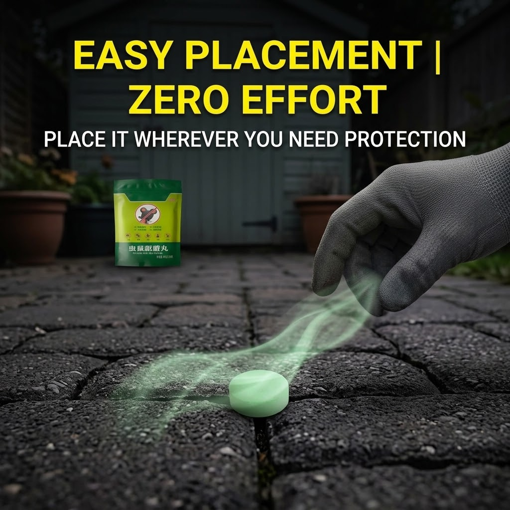 Natural Animal Repellent Garden Pills – Essential Oil Pest Deterrent for Outdoor Areas