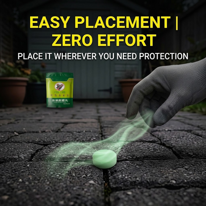 Natural Animal Repellent Garden Pills – Essential Oil Pest Deterrent for Outdoor Areas